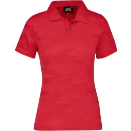 Ladies Volition Golf Shirt Red